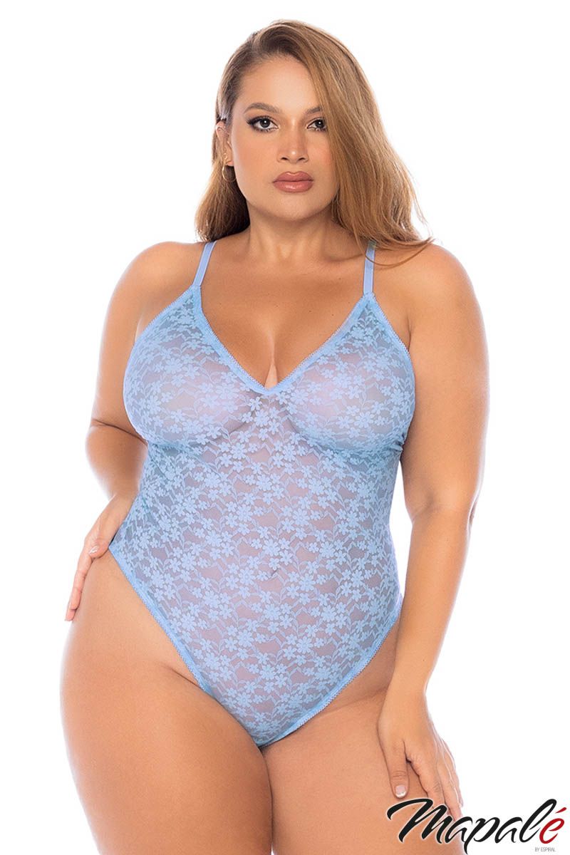 Teddy en dentelle floral - Mapalé