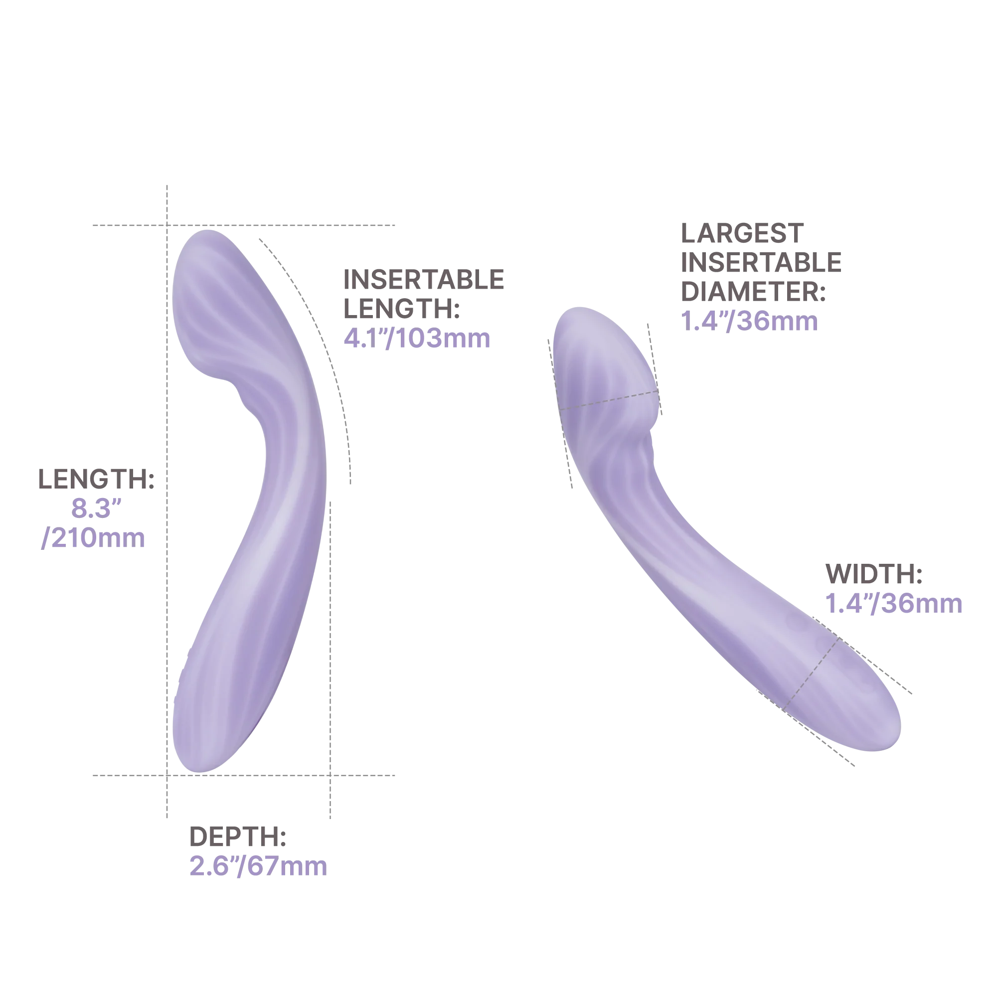 Margot vibrateur chauffant à double moteur pour point G - Svakom
