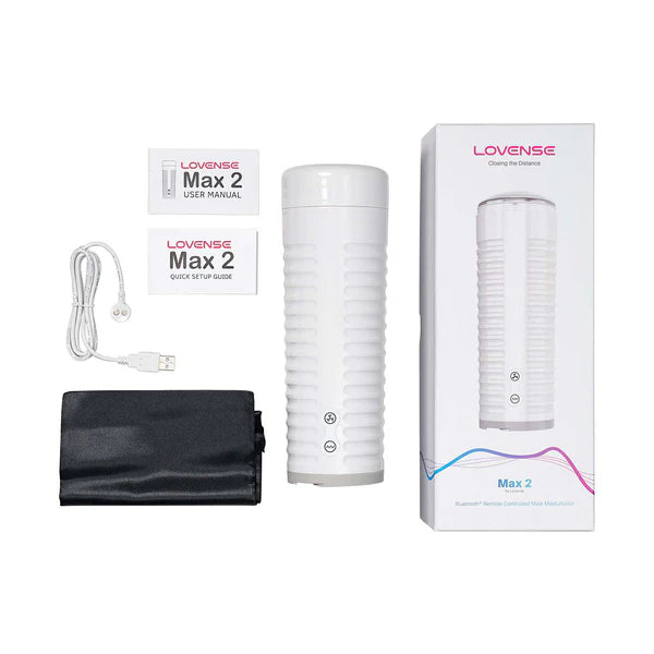 Max 2 – Masturbateur connecté avec vibrations et contractions automatiques - Lovense
