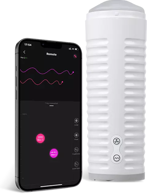 Max 2 – Masturbateur connecté avec vibrations et contractions automatiques - Lovense