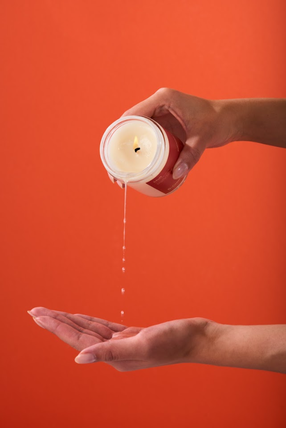 Melt bougie de massage - Peach & Cream