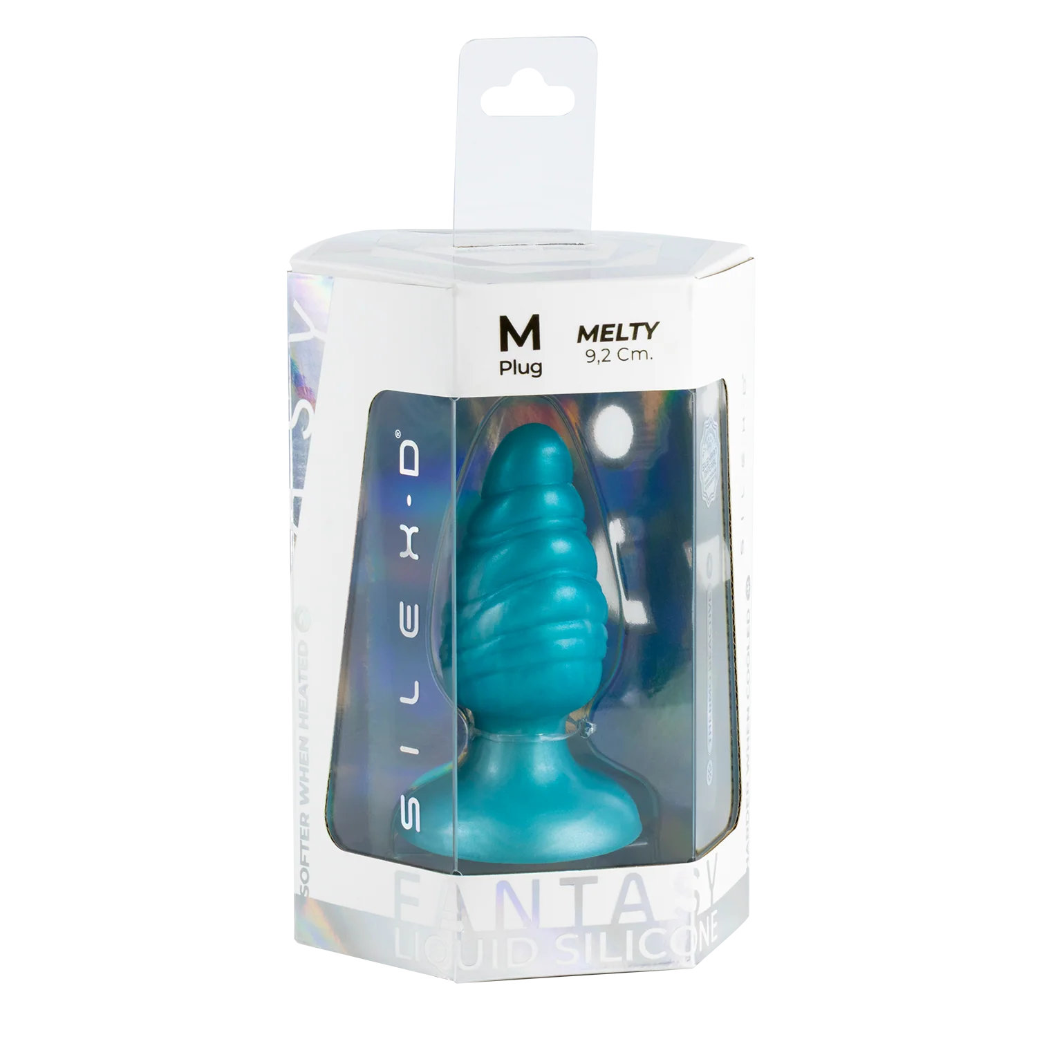 Fantasy Collection – Plug anal M en silicone liquide thermoréactif - SilexD