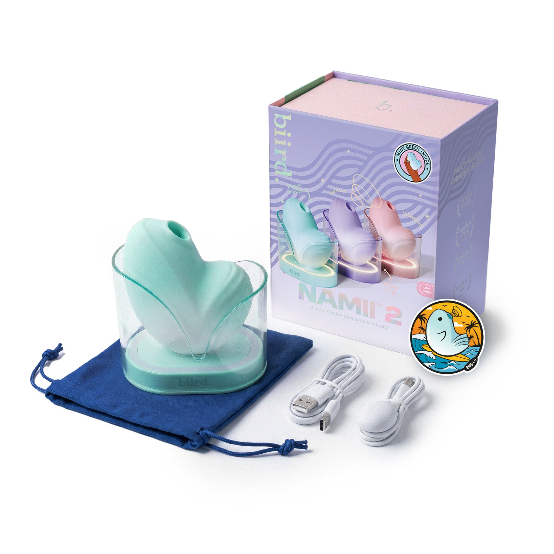 Namii 2 – Stimulateur clitoridien à succion et vibrations - Biird