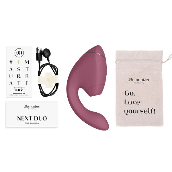 Next up, a charming duo with Pleasure Air - Womanizer