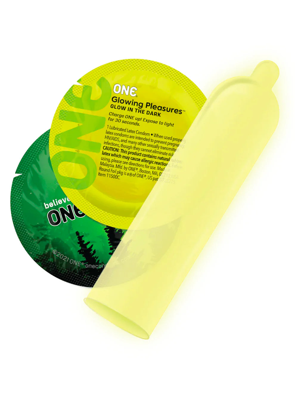 Luminescent Condoms - ONE