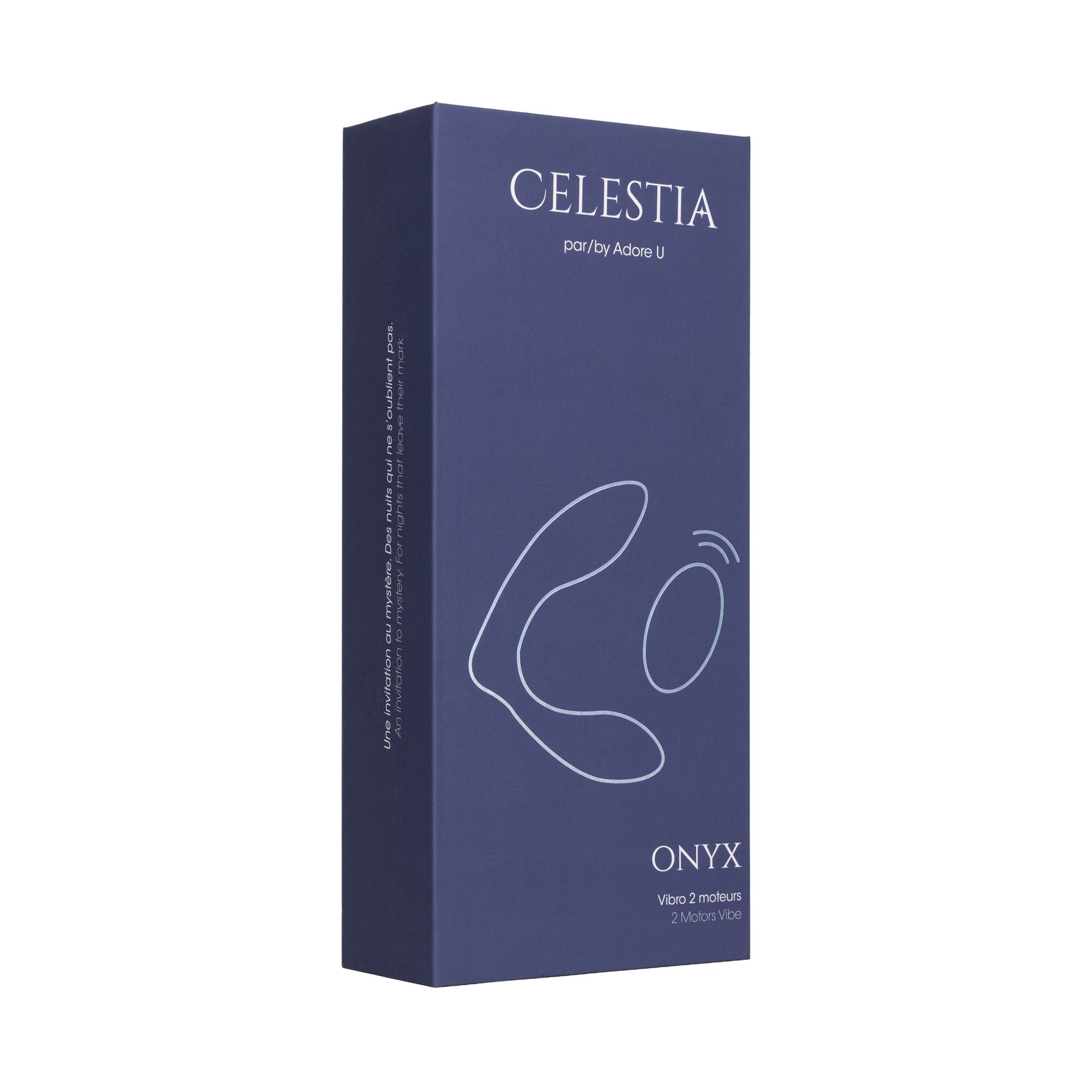 Celestia Onyx – Vibrateur portatif 2 moteurs avec télécommande - Adore U
