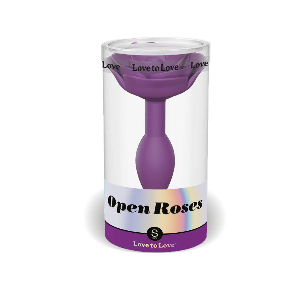 Open Rose – Plug anal en silicone en taille S - Love to Love
