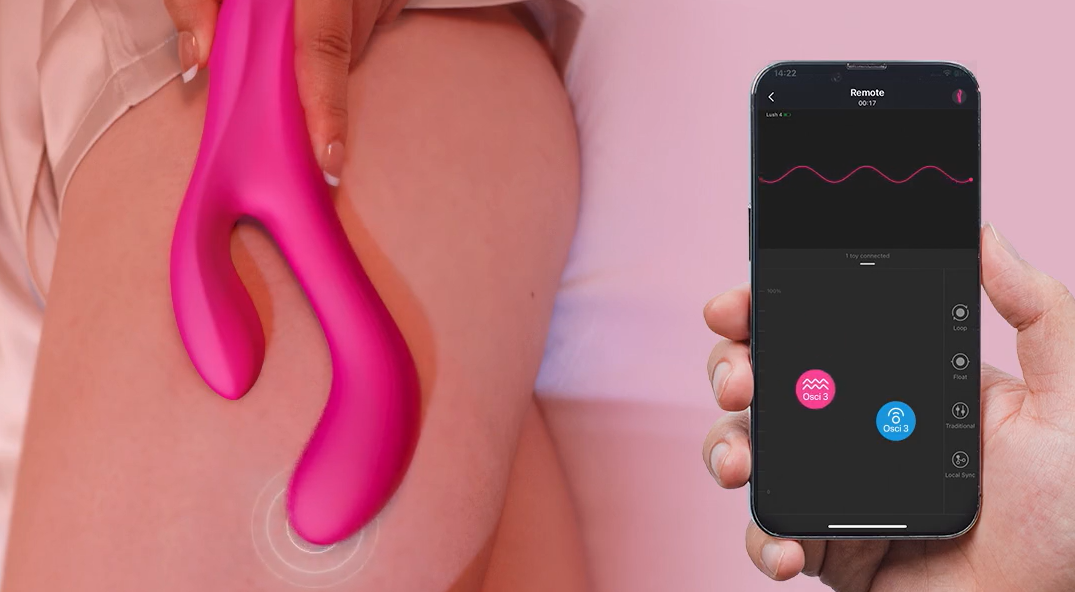 Osci 3 – Vibromasseur charmeur chauffant - Lovense