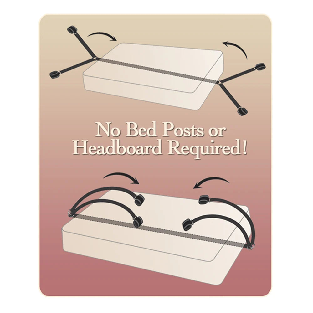 Bed Bindings Restraint Kit - Fetish
