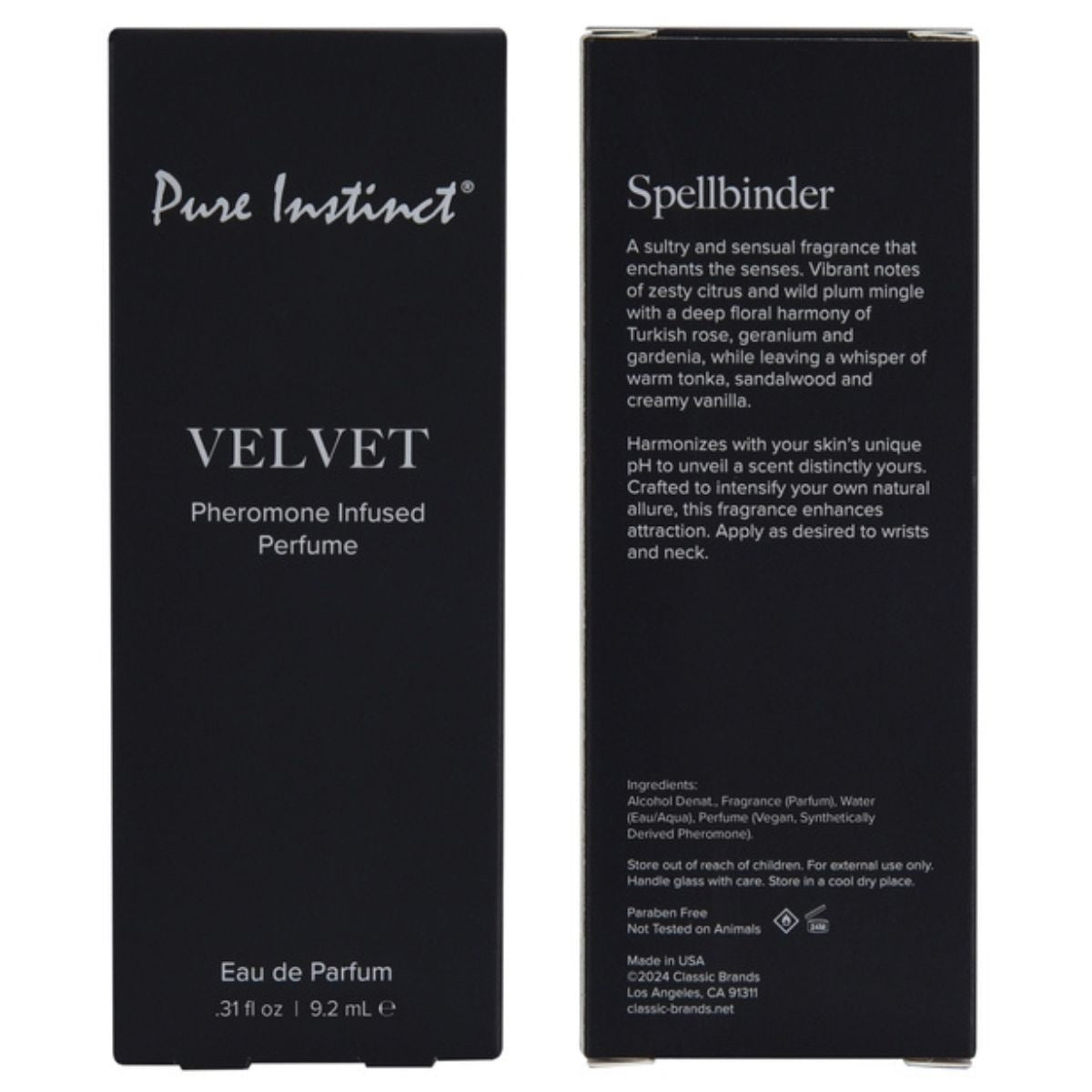 Velvet – Parfum aux phéromones - Pure Instinct