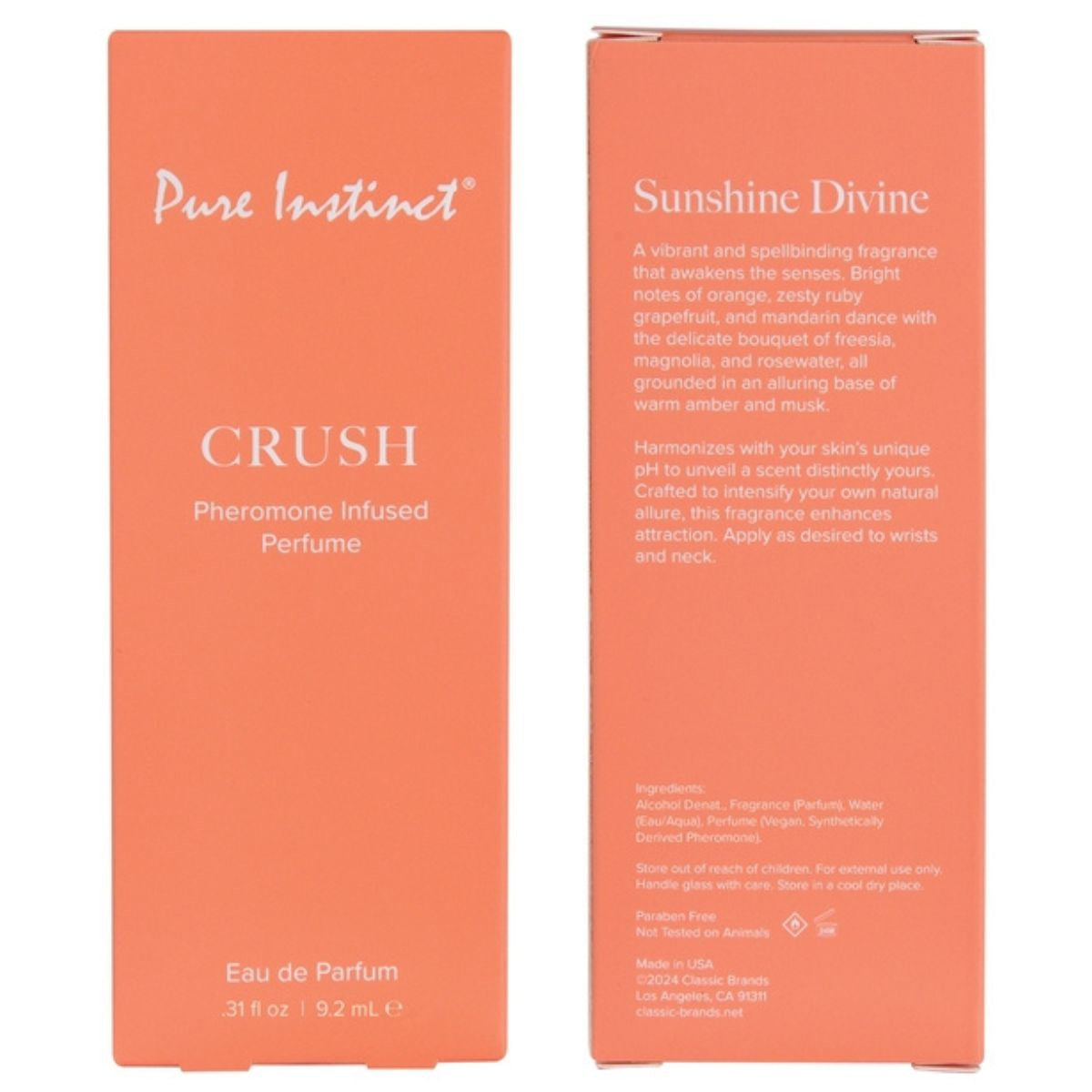 Crush – Parfum infusé aux phéromones - Pure Instinct