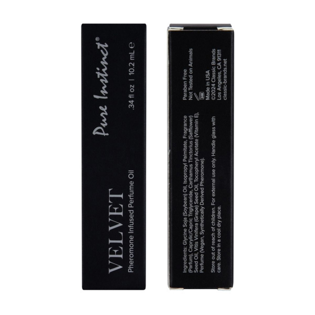 Velvet – Huile de parfum Roll-on infusée aux phéromones - Pure Instinct