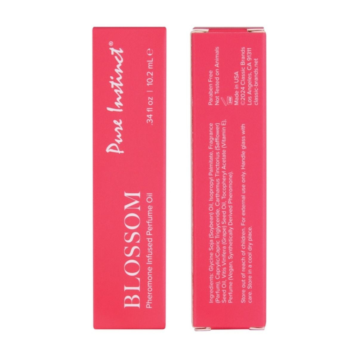 Blossom – Huile de parfum Roll-on infusée aux phéromones - Pure Instinct