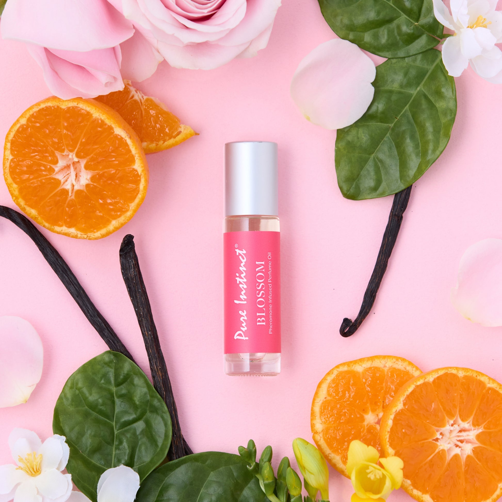 Blossom – Huile de parfum Roll-on infusée aux phéromones - Pure Instinct