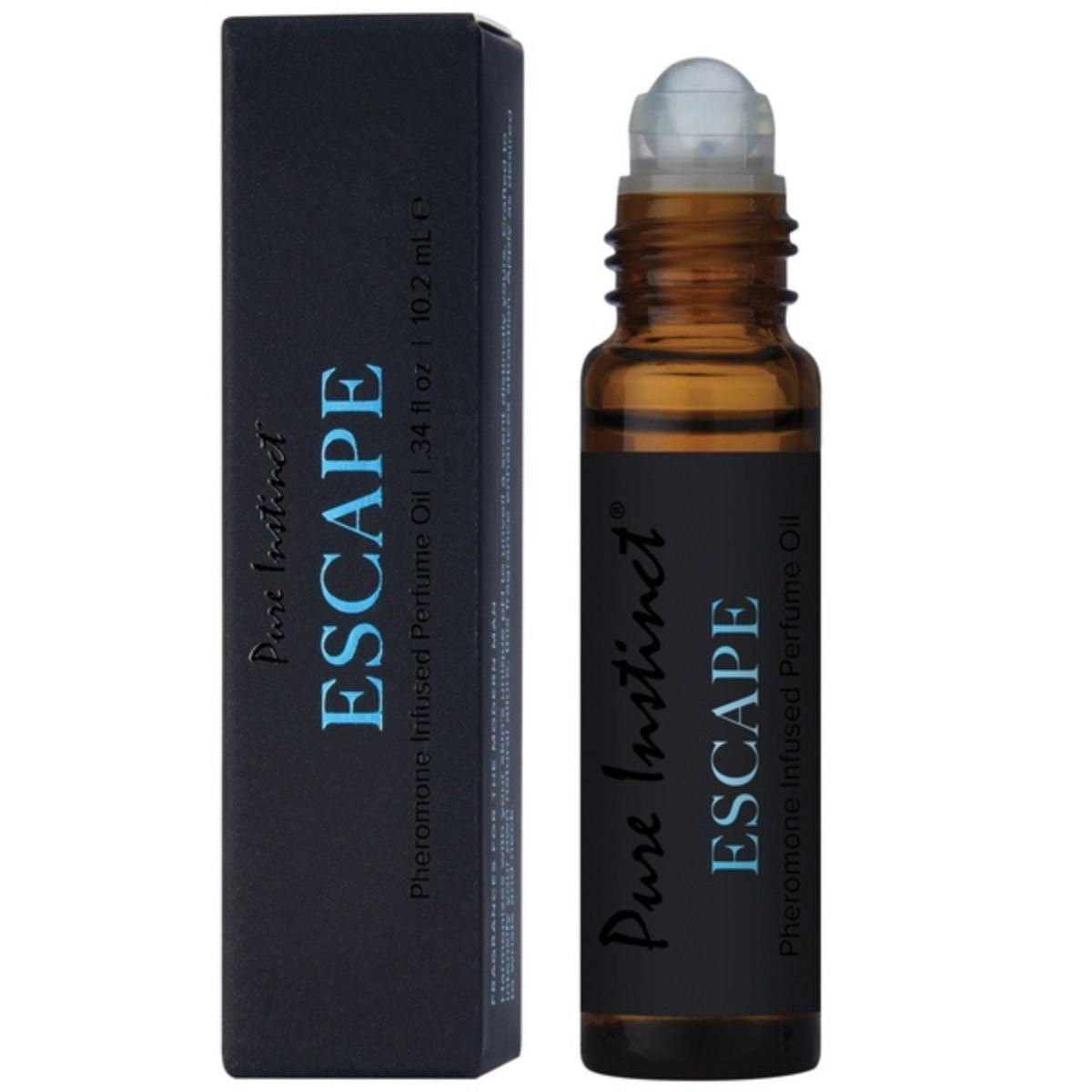 Escape – Huile de parfum Roll-on infusée aux phéromones - Pure Instinct