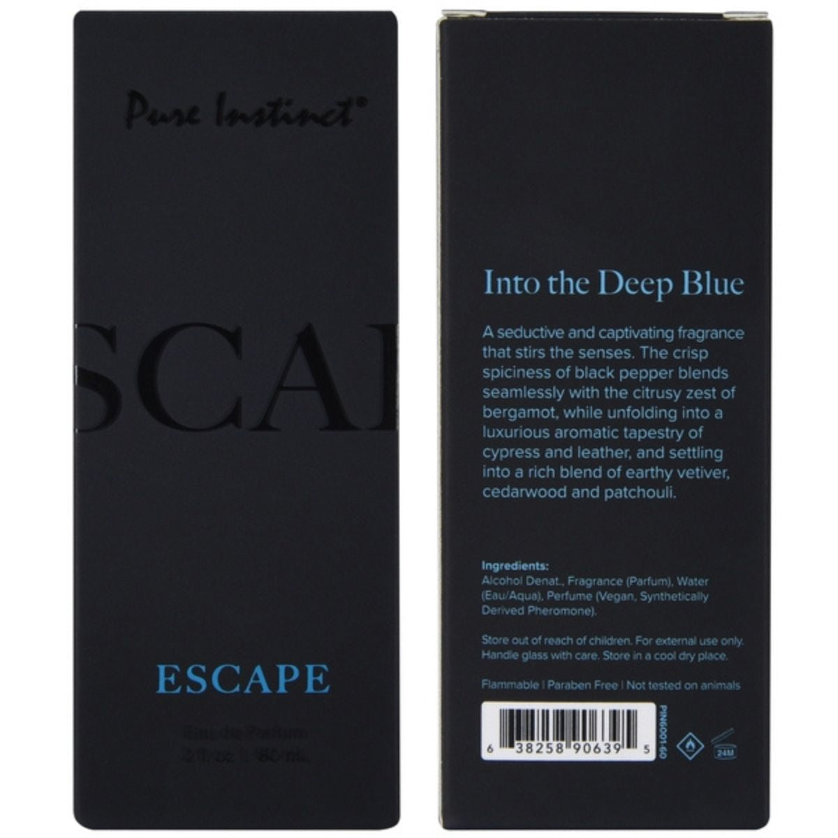 Escape – Parfum infusé aux phéromones - Pure Instinct