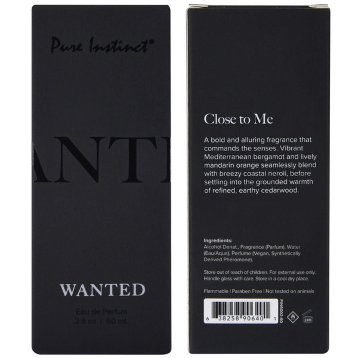 Wanted – Parfum infusé aux phéromones - Pure Instinct