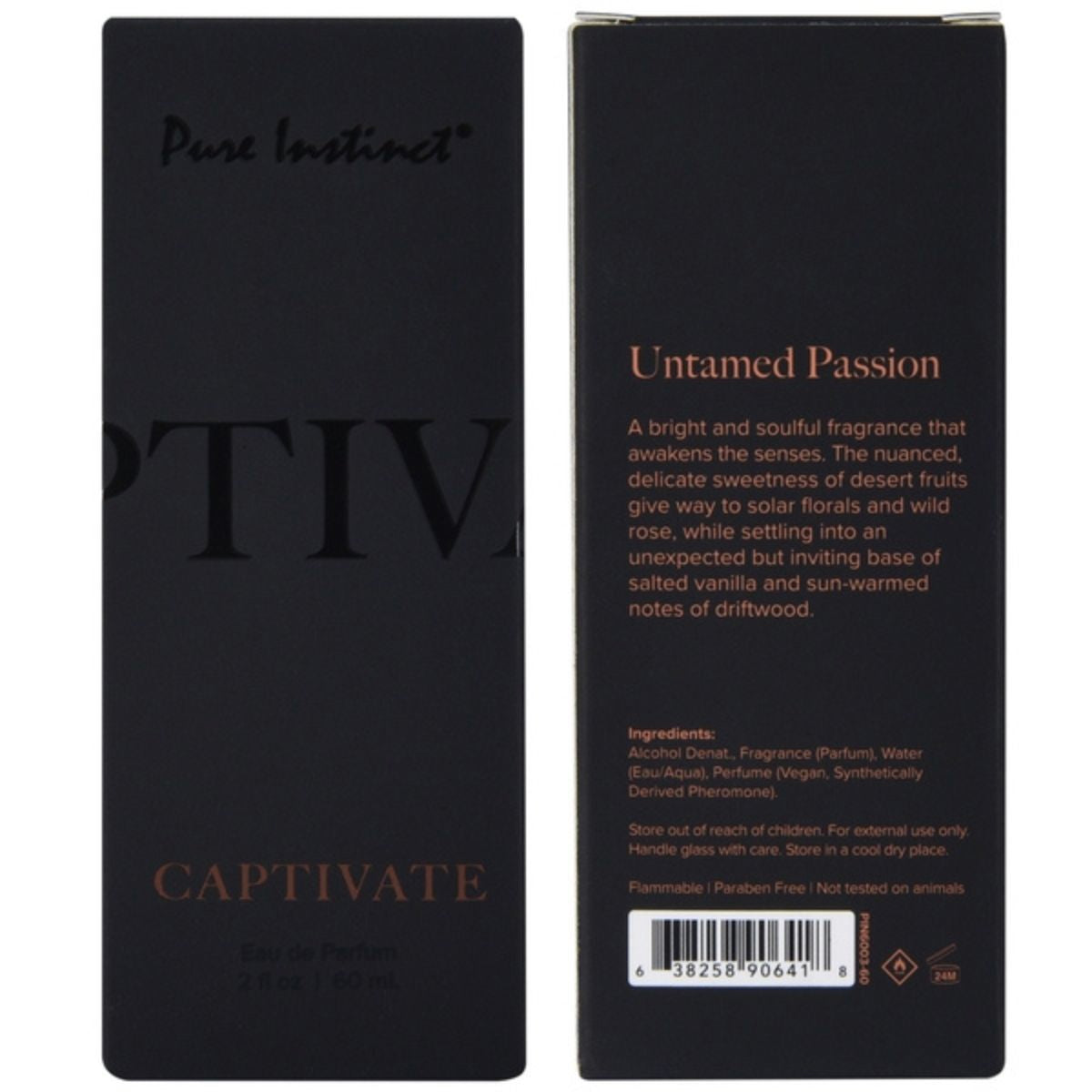 Captivate – Parfum infusé aux phéromones - Pure Instinct