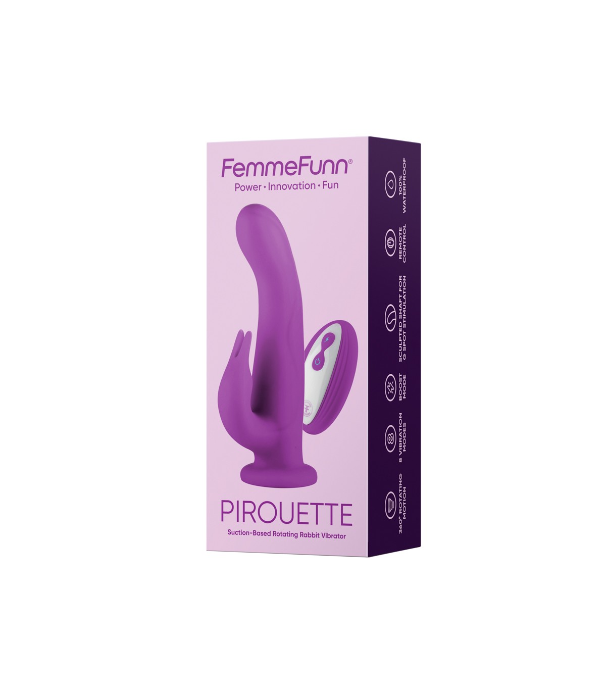 Pirouette vibrator rotation 360° - FemmeFunn