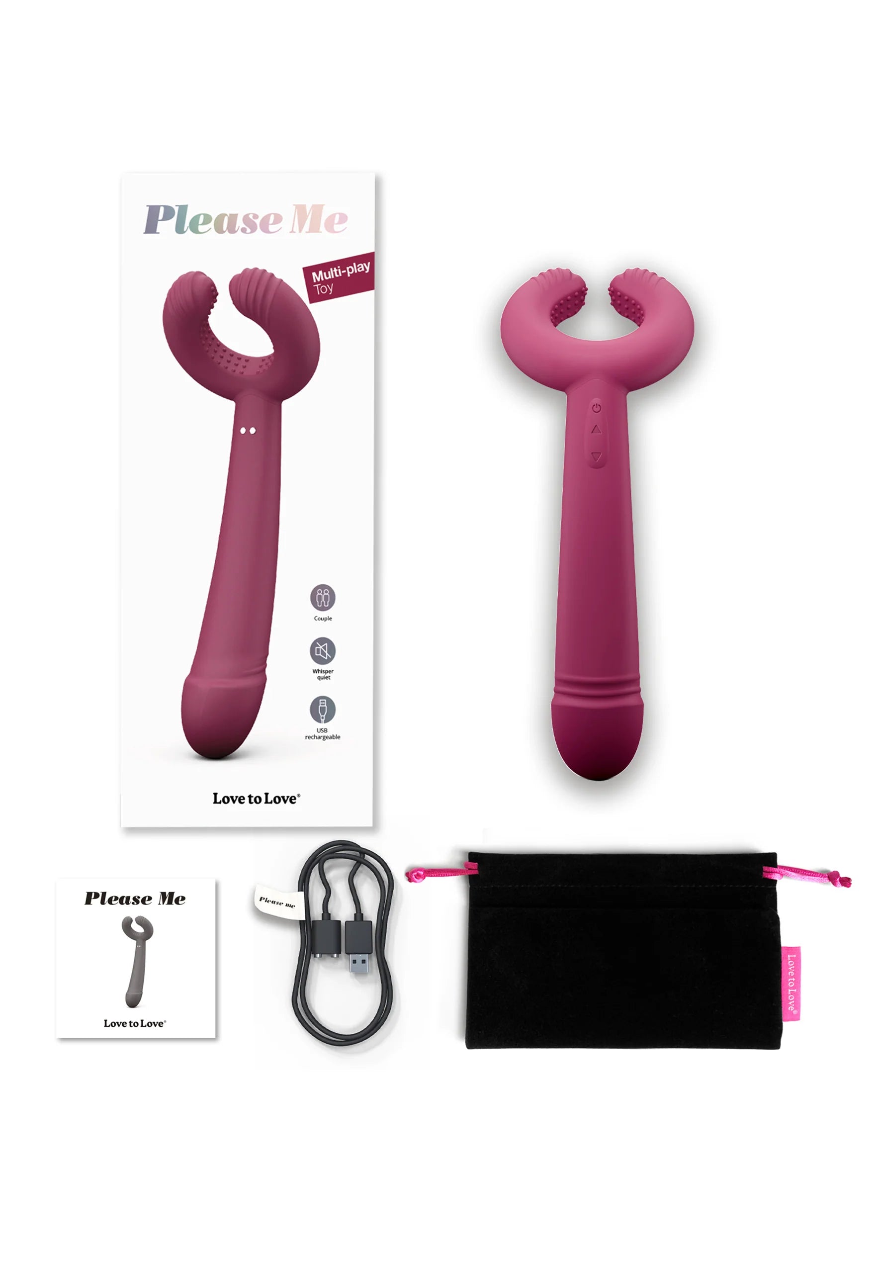 Please Me  masturbateur et vibrateur polyvalent - Love to Love