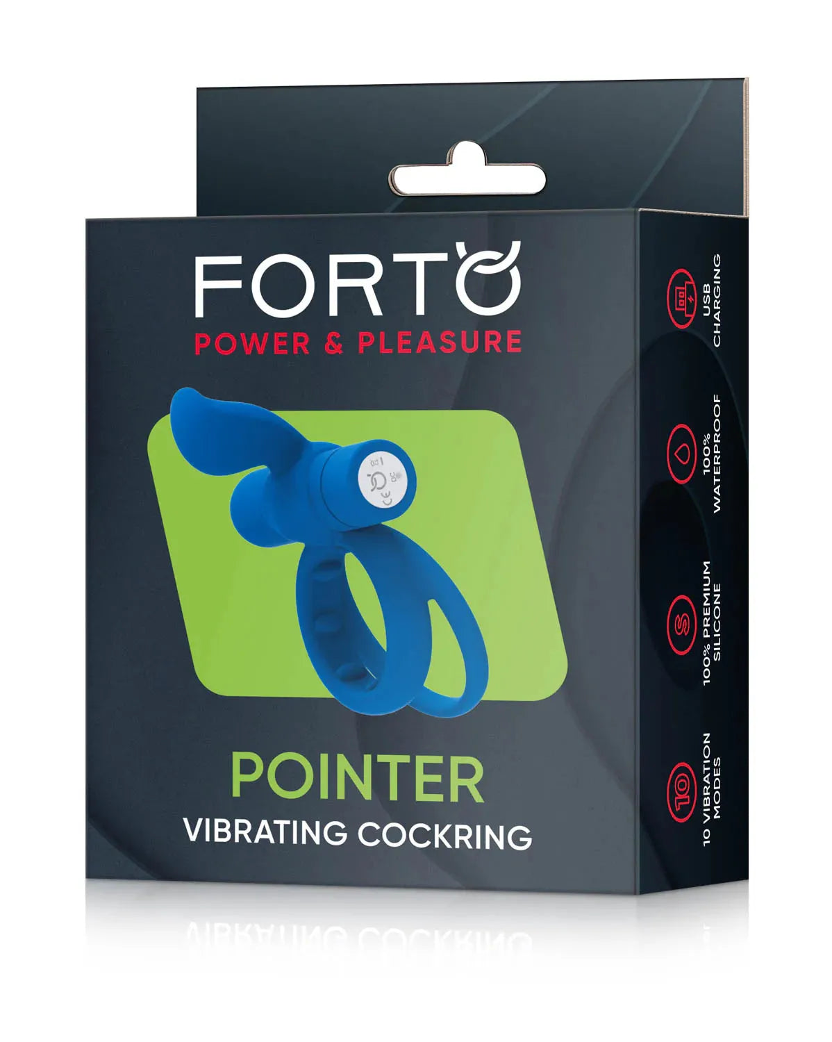 Pointer double vibrating penis ring - Forto