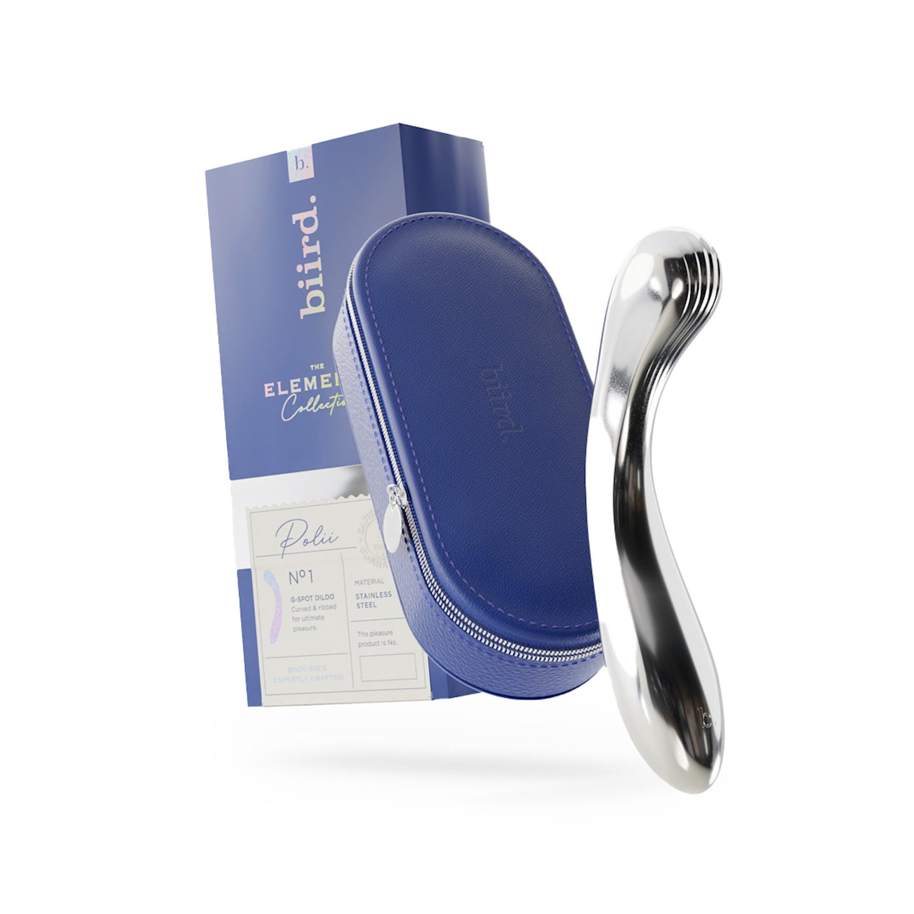 Polii No.1 stainless steel dildo - Bird