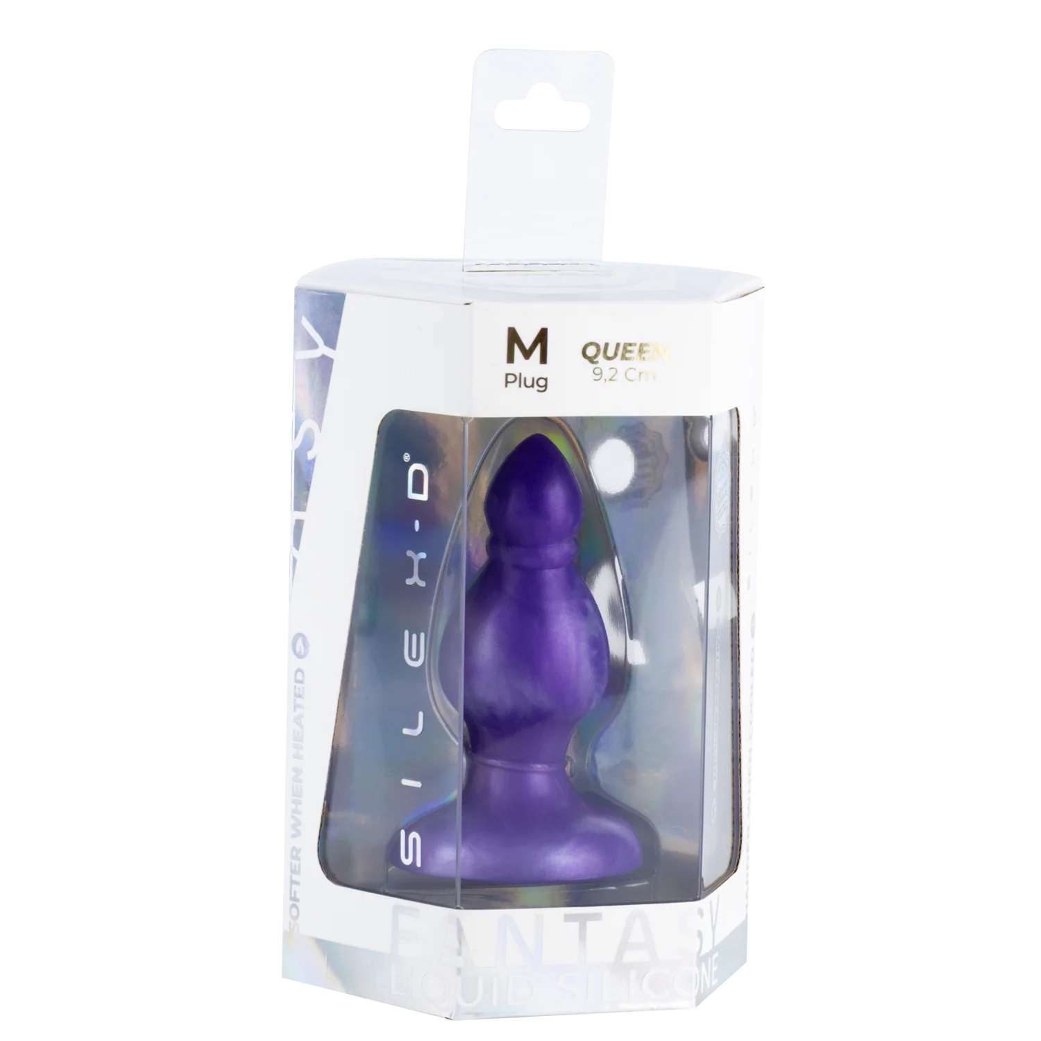 Fantasy Collection – Plug anal M en silicone liquide thermoréactif - SilexD