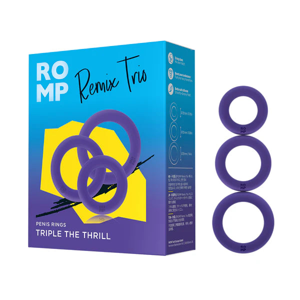 Remix Trio – Ensemble de 3 anneaux pénien - ROMP
