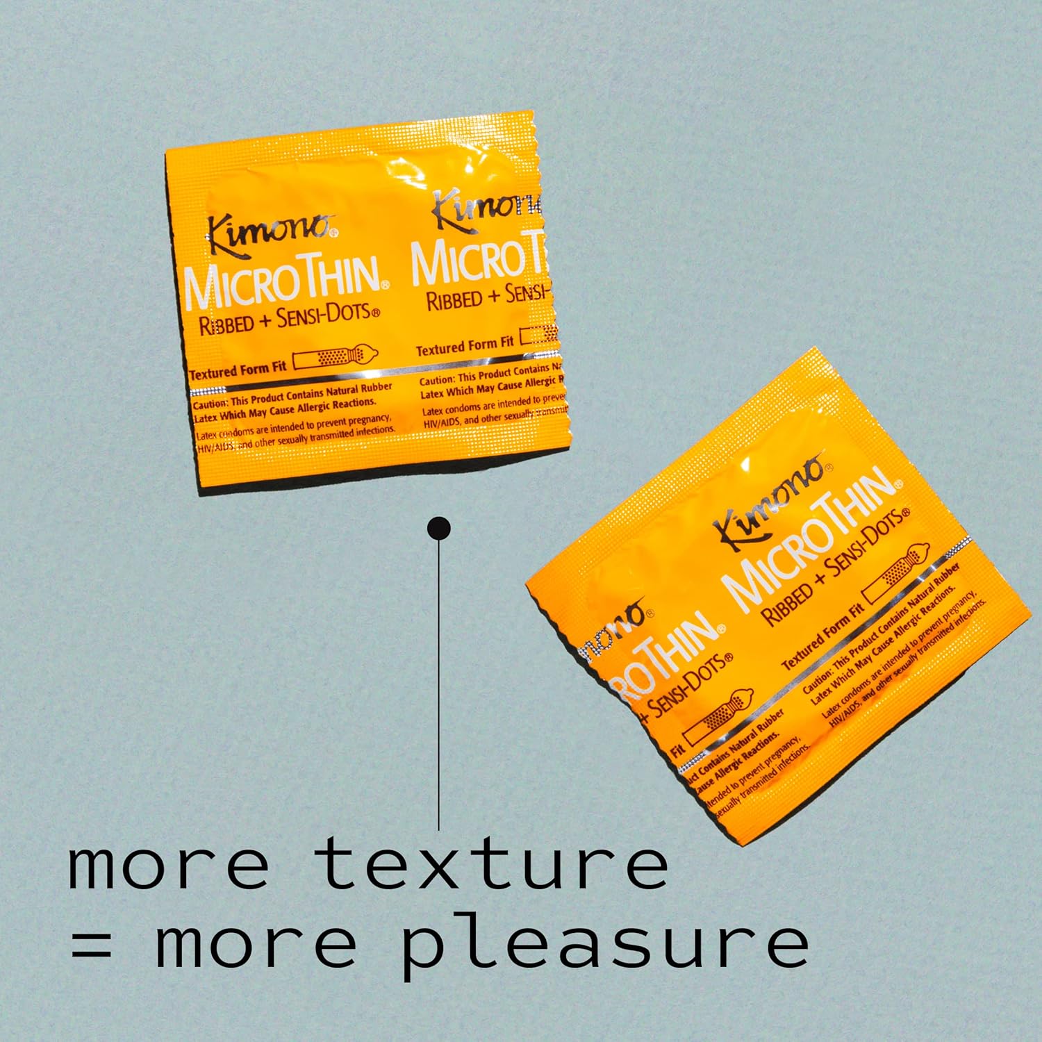 MicroThin Ribbed &amp; Sensi-Dots Condoms - Kimono