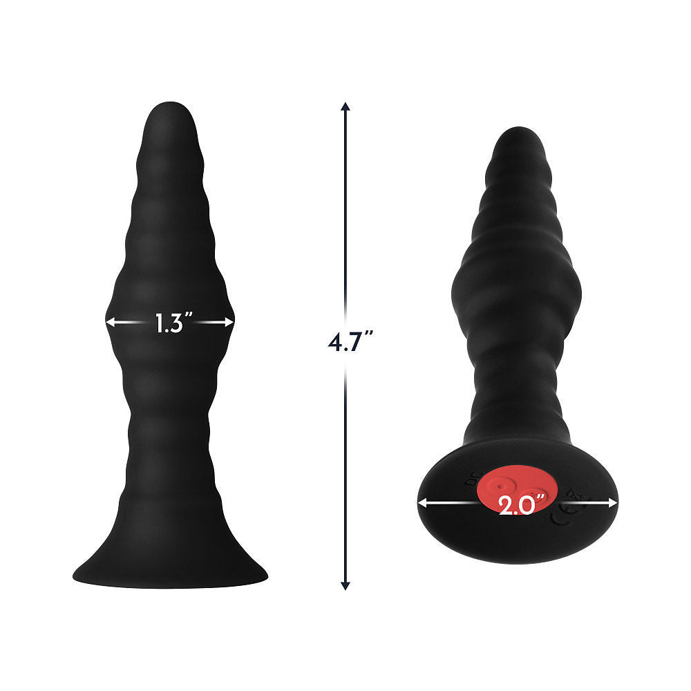 Ribbed Plug vibrating anal stimulator - Forto