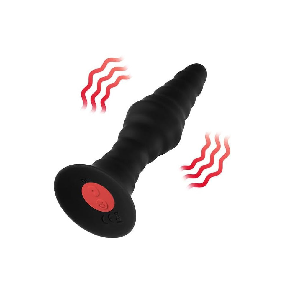 Ribbed Plug vibrating anal stimulator - Forto