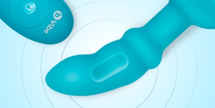 Rimming P-Spot – Plug anal avec perles rotatives et vibrant pour Prostate - B-Vibe