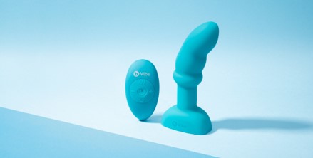 Rimming P-Spot – Plug anal avec perles rotatives et vibrant pour Prostate - B-Vibe