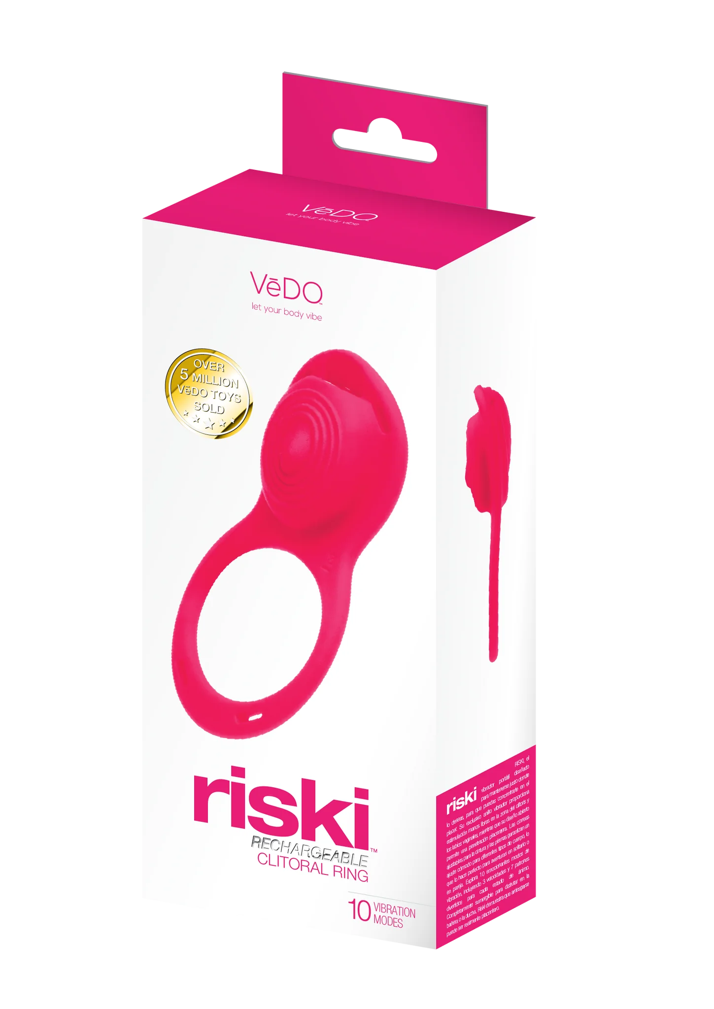 Riski – Vibromasseur clitoridien style strap-on pour couples - Védo