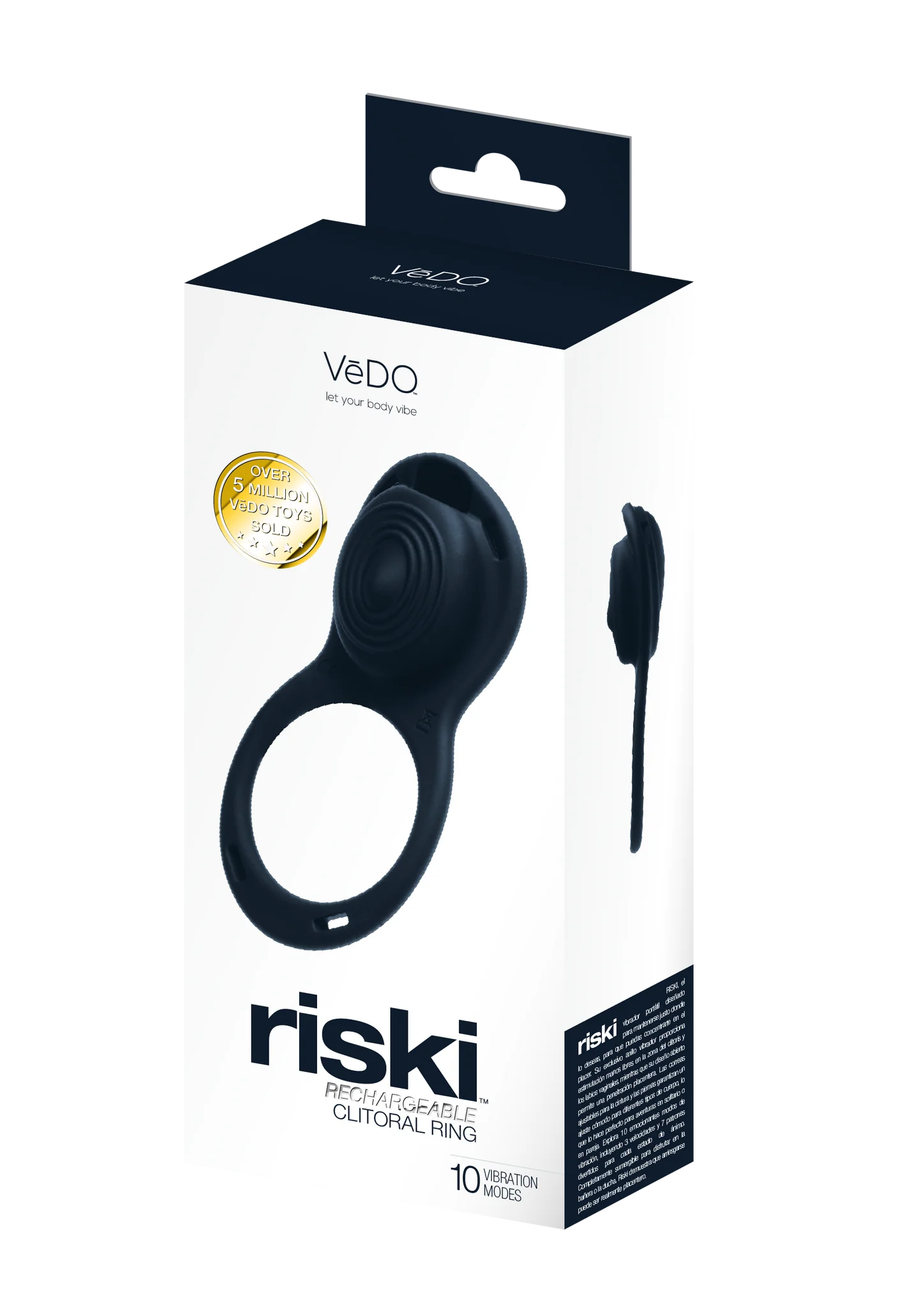 Riski – Vibromasseur clitoridien style strap-on pour couples - Védo