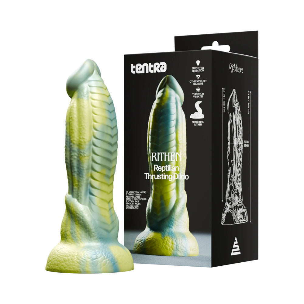 Rithen Reptilian – Dildo créature thrusting et vibrant - Tentra par FemmeFunn