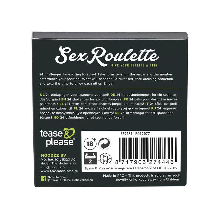 Sex Roulette Foreplay Game - Tease &amp; Please