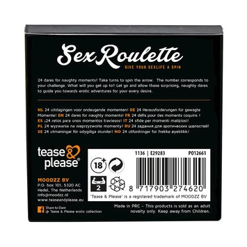 Jeu Sex Roulette Naughty Play - Tease & Please