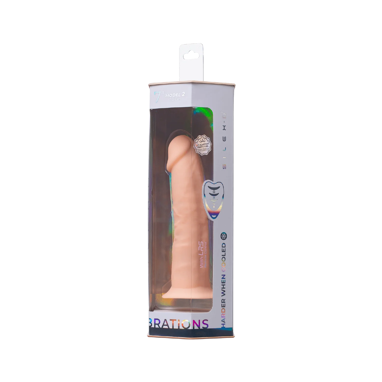 Silex D 7" Model 2 Vibrating Dildo with Controller