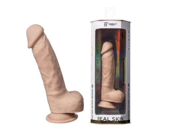 Dildo 8" Model 1 Real Skin - Silex D