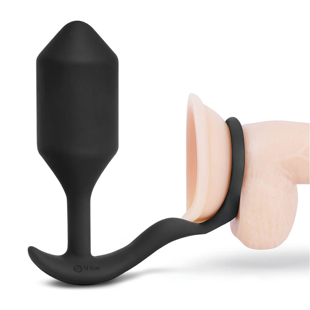 Snug &amp; Tug Anal Plug with Ring - B-Vibe
