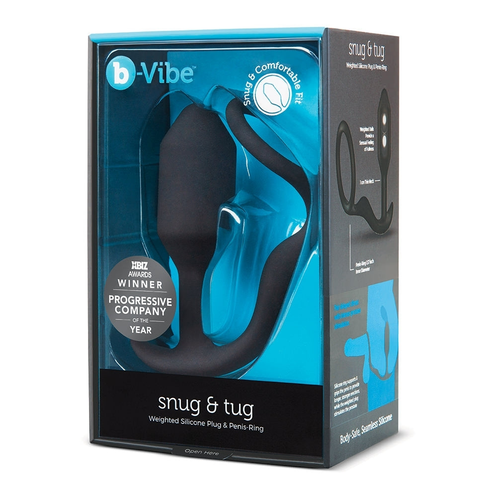 Snug &amp; Tug Anal Plug with Ring - B-Vibe