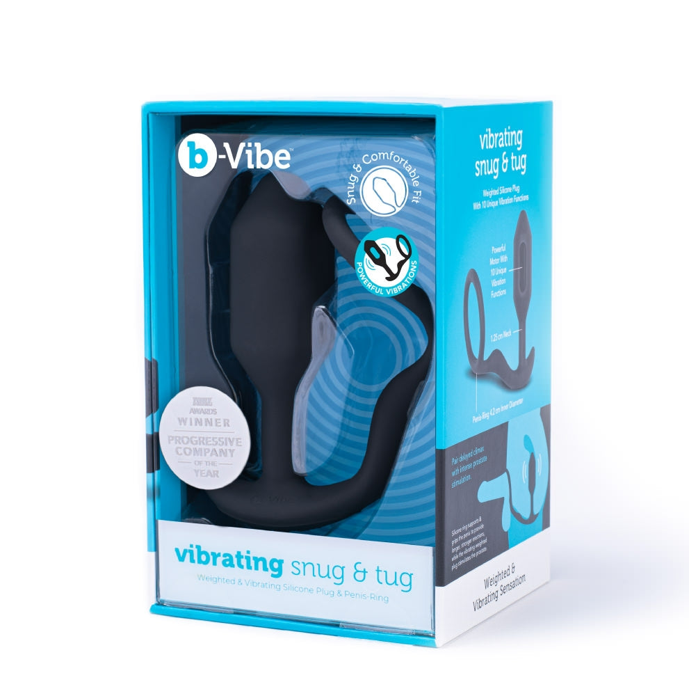 Snug & Tug plug anal avec anneau vibrant - B-Vibe