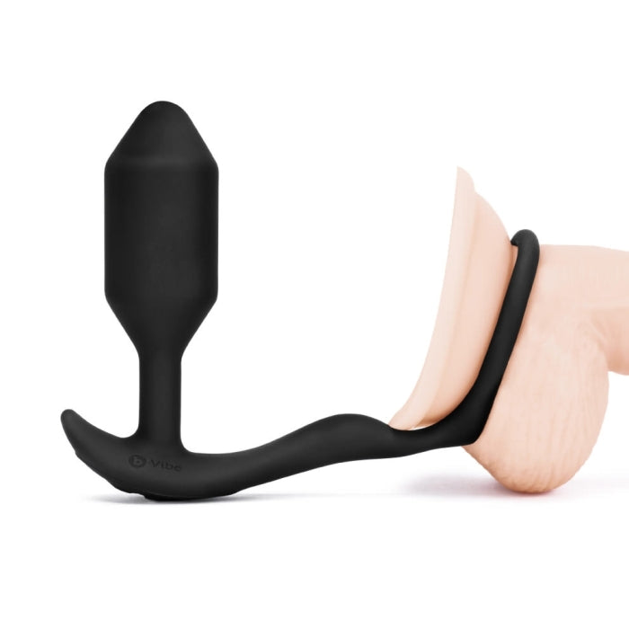 Snug & Tug plug anal avec anneau vibrant - B-Vibe