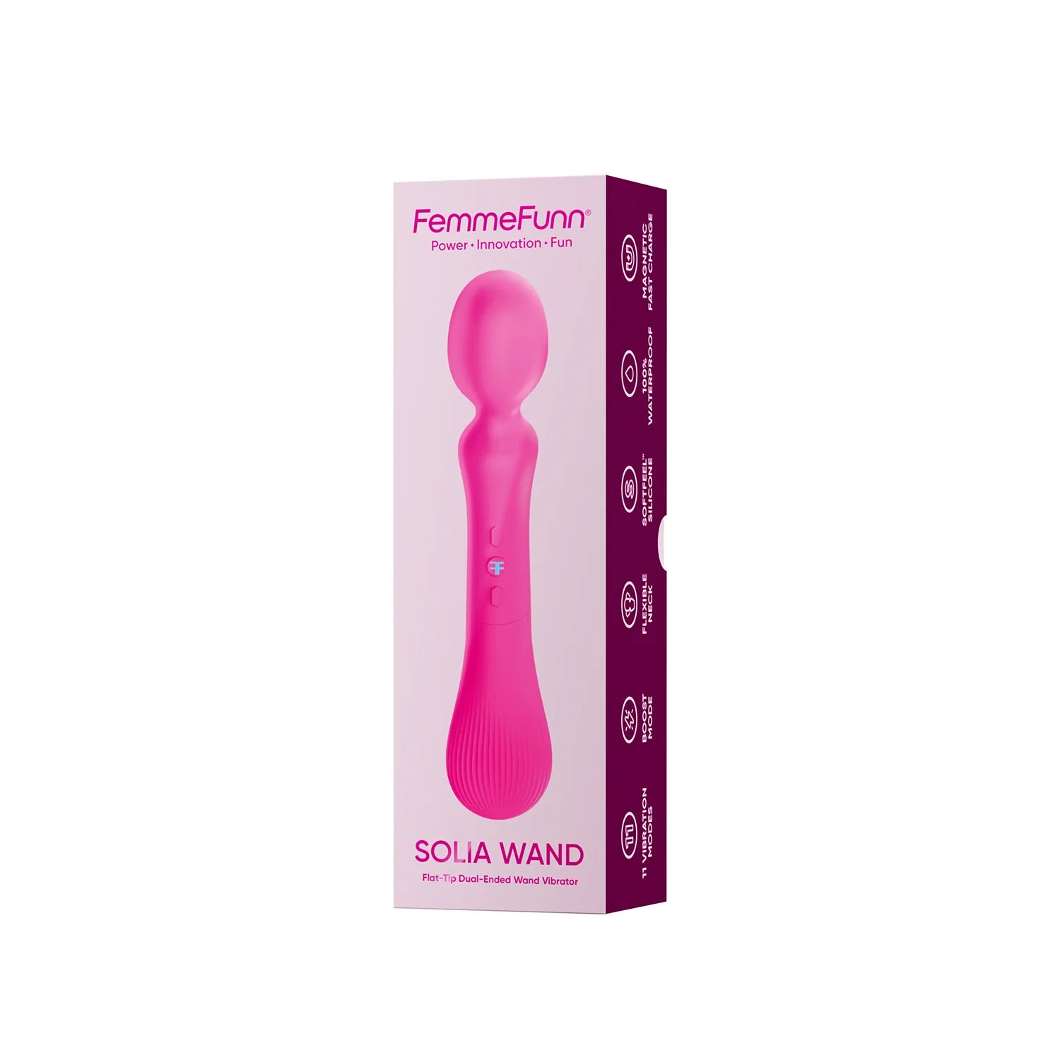 Solia Wand – vibromasseur deux embout - Femmefunn