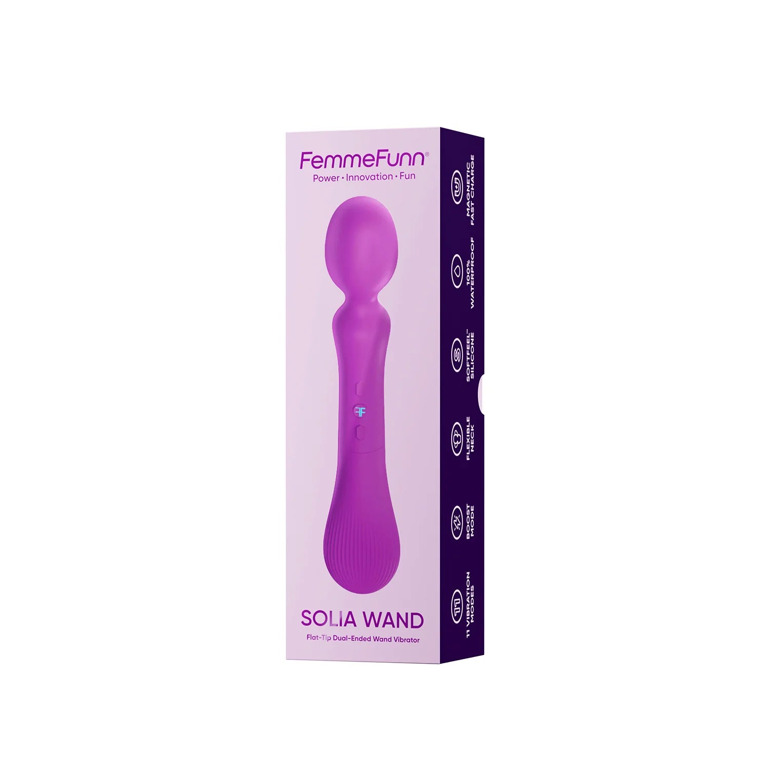 Solia Wand – vibromasseur deux embout - Femmefunn