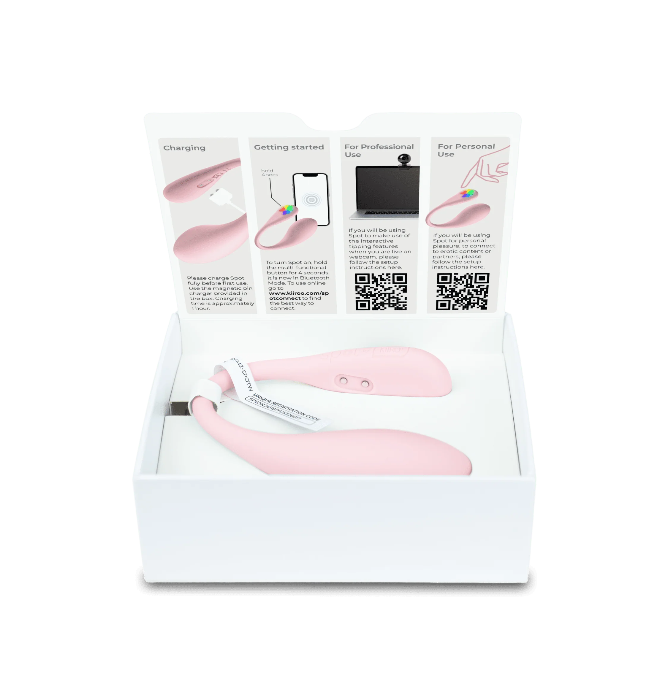 Kiiroo Portable and Connectable Vibrating Egg Spot