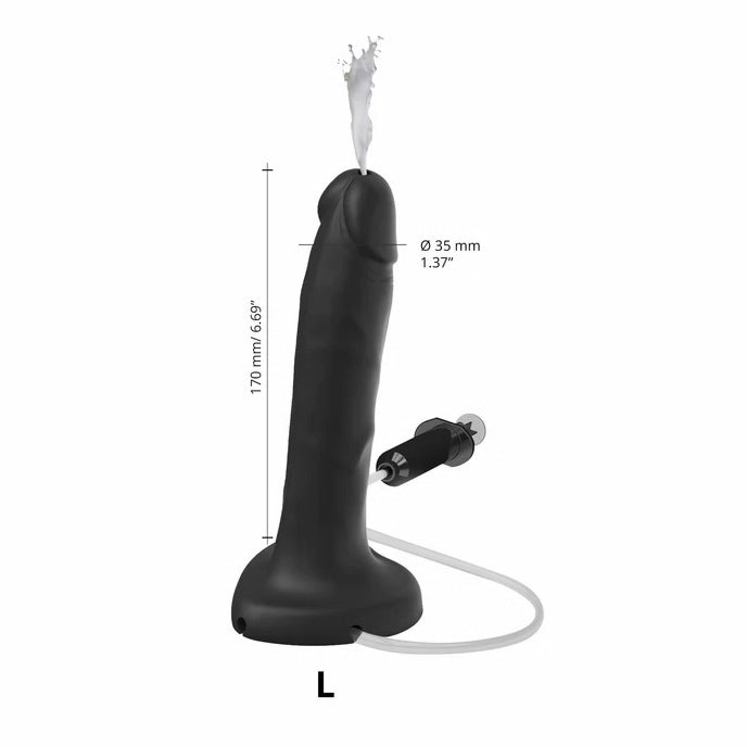 Realistic Squirting Dildo - Strap-On-Me