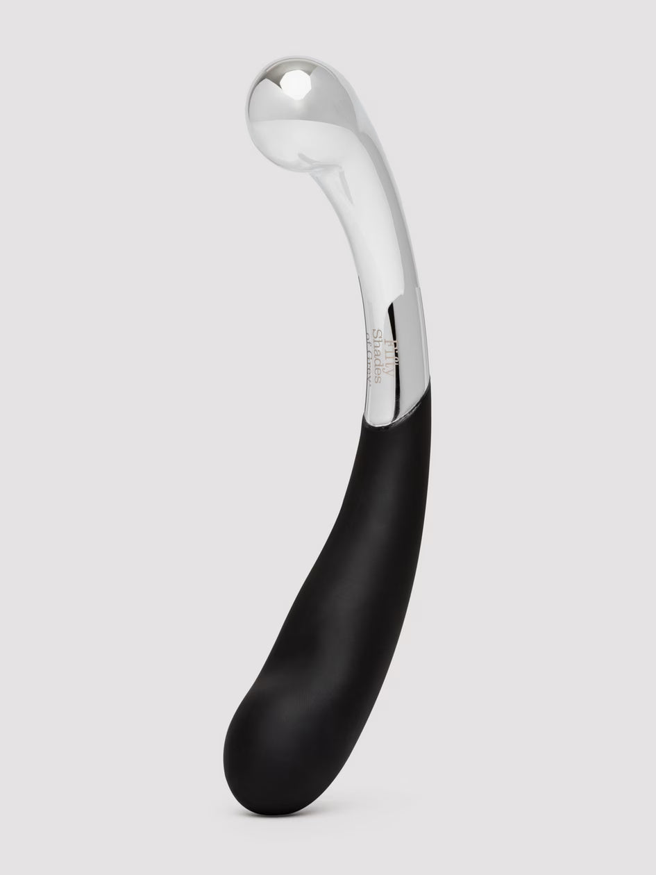 Sweet Pressure – Dildo double extrémité en métal & silicone - Fifty Shades of Grey
