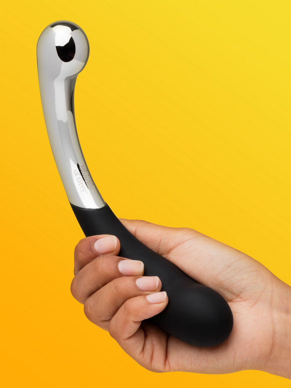 Sweet Pressure – Dildo double extrémité en métal & silicone - Fifty Shades of Grey